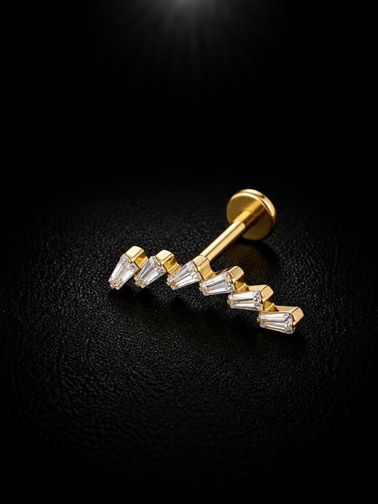 Cascade Cristal Doré — Stérile, 1.2mm X 8mm