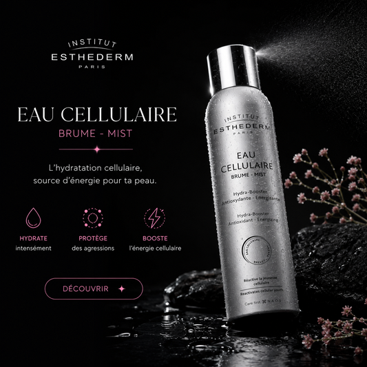 Institut Esthederm – Eau Cellulaire Brume Hydratante & Énergisante 100 ml